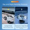 Dekoracje Konsoli Środkowej Samochodu z Obrotem 360° Ozdoby Samolotowe Zasilane Solarnie Ozdoba na Deskę Rozdzielczą