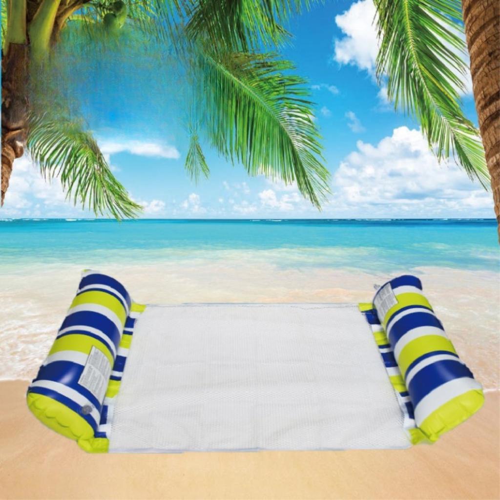 Versatile Inflatable Pool Foldable Water Hammock Lounger for Adults, Ideal for Swimming Pool, Beach, Water Activities