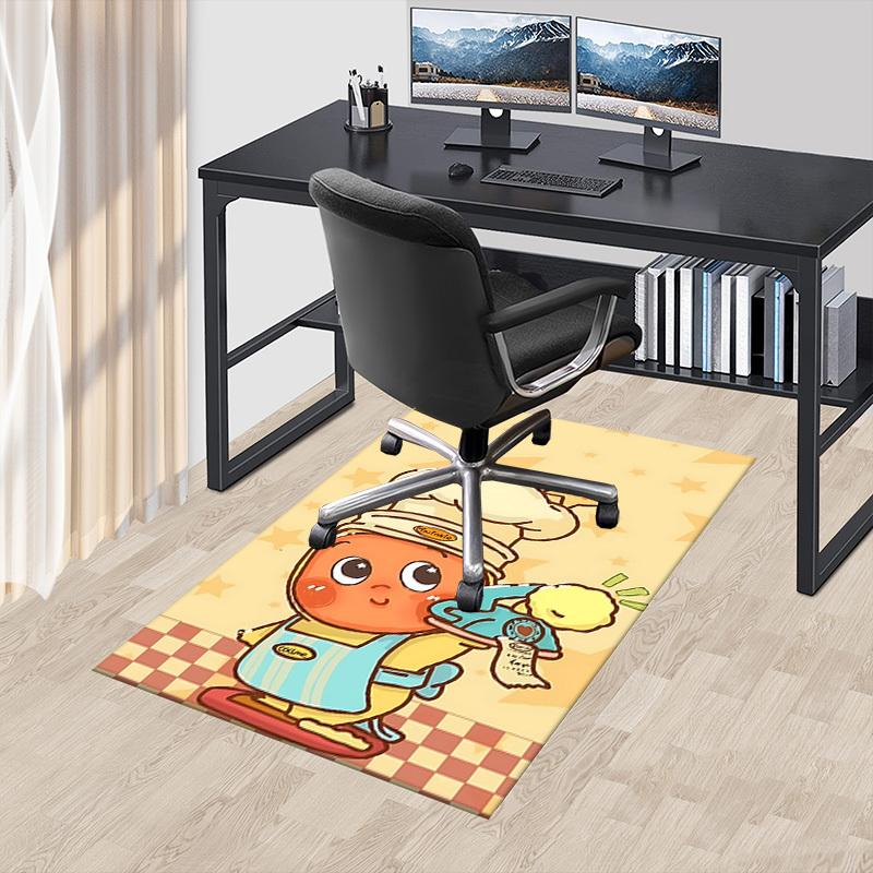 1pc Chef Star Carpet Office Rug Outdoor Mat Home Decor Area Carpet Festival Gift Office desk chair carpet
