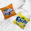 Fanta Logo New Personalized Pillow Cover Kids Bedroom Wild Party Decor Pillowcase Kid Birthday Shower Gift