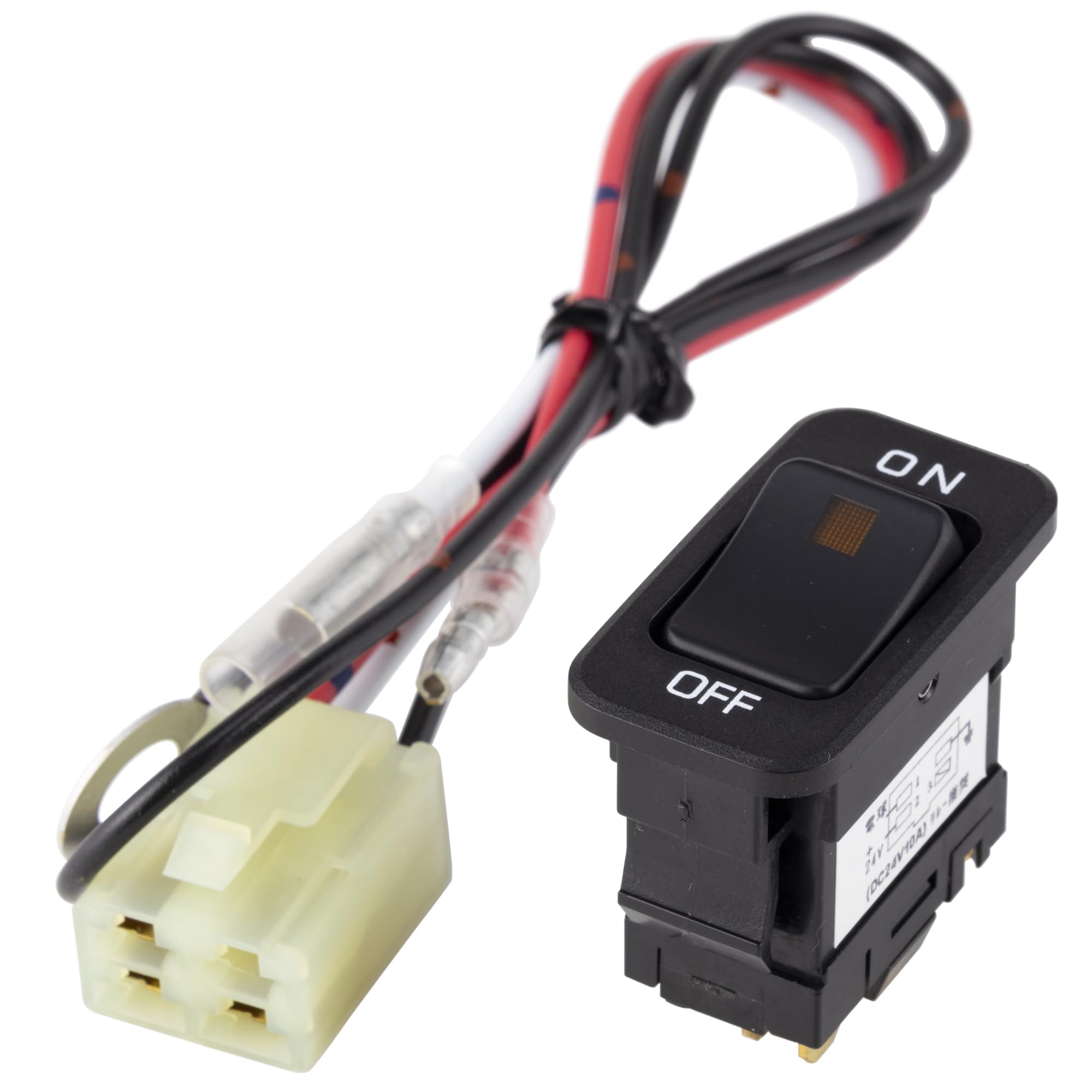 

Car Seesaw Switch IS-540 LED Illuminated [ON-OFF] (HINO DUTRO with Harness) чёрный