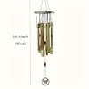 Large Copper Bell Wind Chimes - Antique Style, Aluminum Alloy Tubes for Outdoor Garden & Home Decor, Door Hanging Yard Art