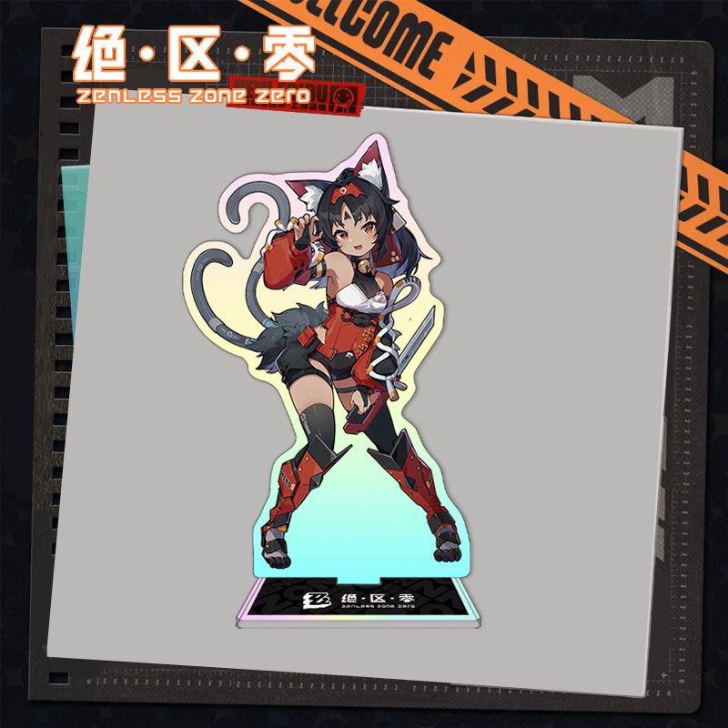 Zenless Zone Zero Nicole Demara Lighter Acrylic Stand Model Tsukishiro Yanagi Asaba Harumasa Collect Desktop Decoration Gifts