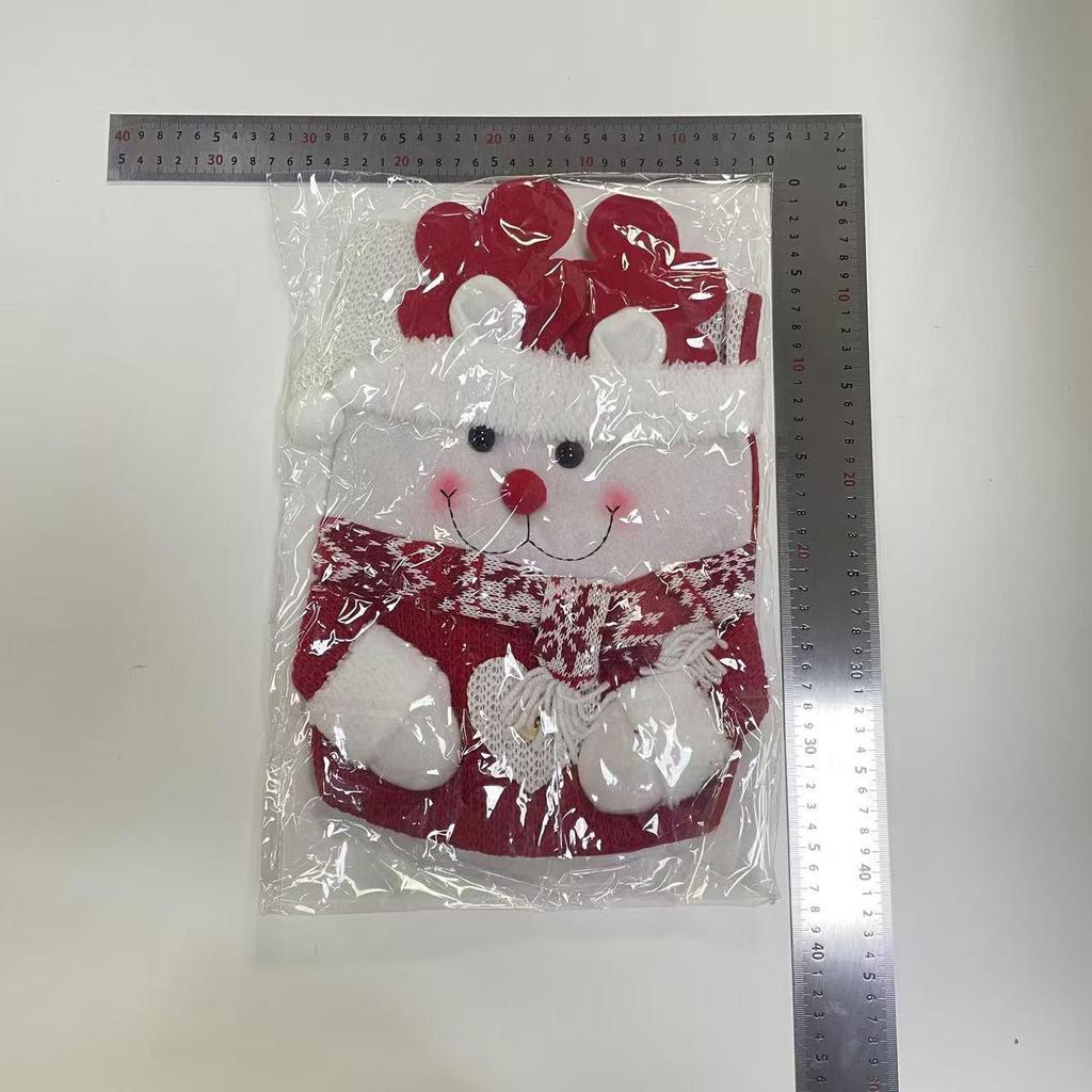 Geantă Tote de Crăciun cu Bomboane Desen Animat cu Capac cu Clapă