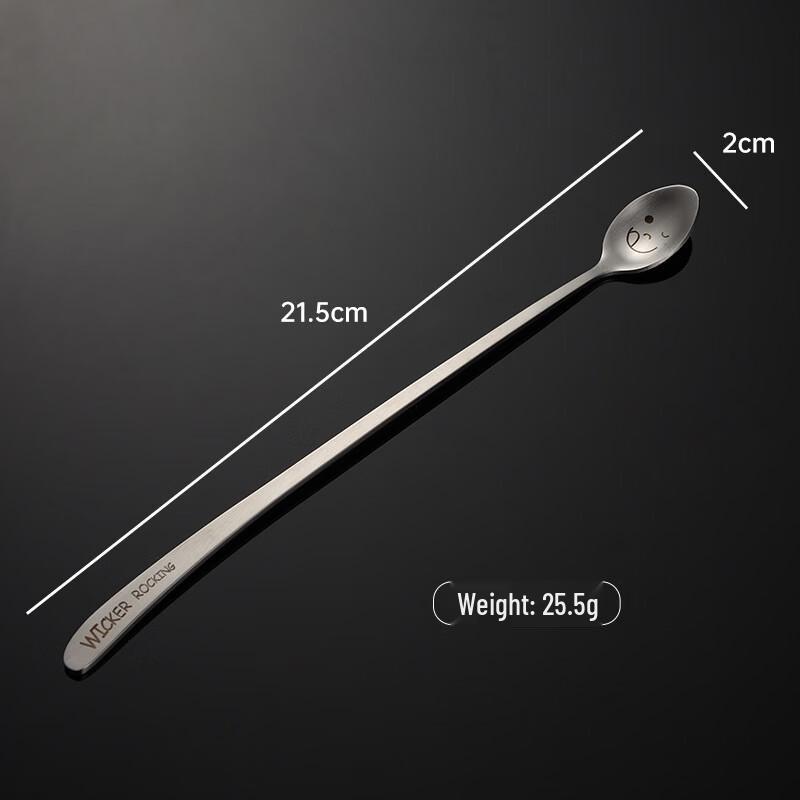 Qianxing 7-Piece 304 Stainless Steel Smiley Face Cutlery Set
