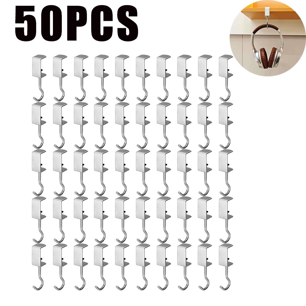 Ultra Durable Student Backpack Hook Adjustable No Adhesive Needed for Home Dorm Office Desk Mount Heavy Duty Hook Organizer