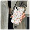 Pink Cherry Is Suitable for iPhone15promax Mobile Phone Case, Transparent and Simple Apple 14 Anti-drop Soft Case, New 13.