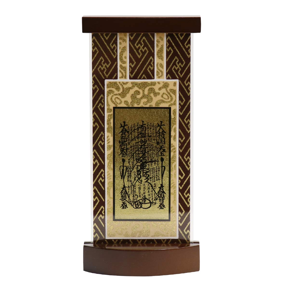 

Tiara Brown Color Stand Hanging Scroll Modern Hanging Scroll Stand Height 20cm Principal Image Nichiren Sect [Small]