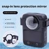 Snap-on Lens Guards For DJI Osmo 360 PC/Glass Lens Protector Cover with Anti-Reflective Coating For DJI Osmo 360 Accessories