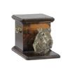 Kerry Blue Terrier, Irish Blue Terrier - Urn for Dog Ashes with a Statuette, Elegant Urn for a Dog, Unique Urn with a Bust of a Dog by Art-Dog Brand