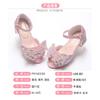 Girls' Sandals Children's Princess Shoes New Summer Style Little Girls' Medium and Large Kids' Butterfly Soft Sole Crystal Shoes