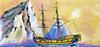 Semer Black Falcon Pirate Kid Boarding 17th Century Plastic Model SME90901 1/120