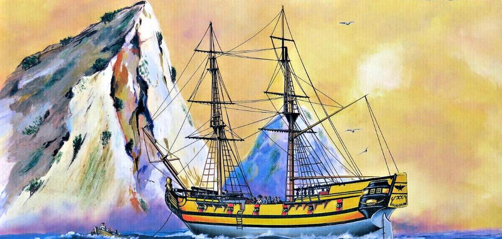 Semer Black Falcon Pirate Kid Boarding 17th Century Plastic Model SME90901 1/120