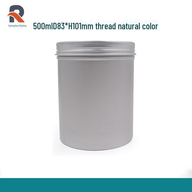 

Цилиндрическая алюминиевая банка 500 мл для хранения чая или порошка для одежды