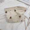 Autumn/Winter Cute Bear Corduroy Cosmetic & Handbag Storage