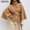 Dames Vintage Casual Effen Kleur Print Herfst Winter Lange Mouw Jassen & Mantels