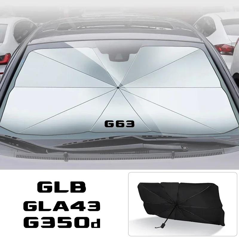 GNXH4 Car Insulated Windshield Sunshade for Mercedes Benz G63 G350d G500 GLA GLA43 GLB GLC GLC43 GLE GLK GLE GLS 63 Car Sunshade