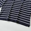 Versatile Stripe Knit Top - Casual, Fashionable, Round Neck Design