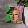 W-WickeES Elphaba G-Glinda Pillow Case For Sofa Decor Car Office Room Printing Cushion Cover Decorations and Protector