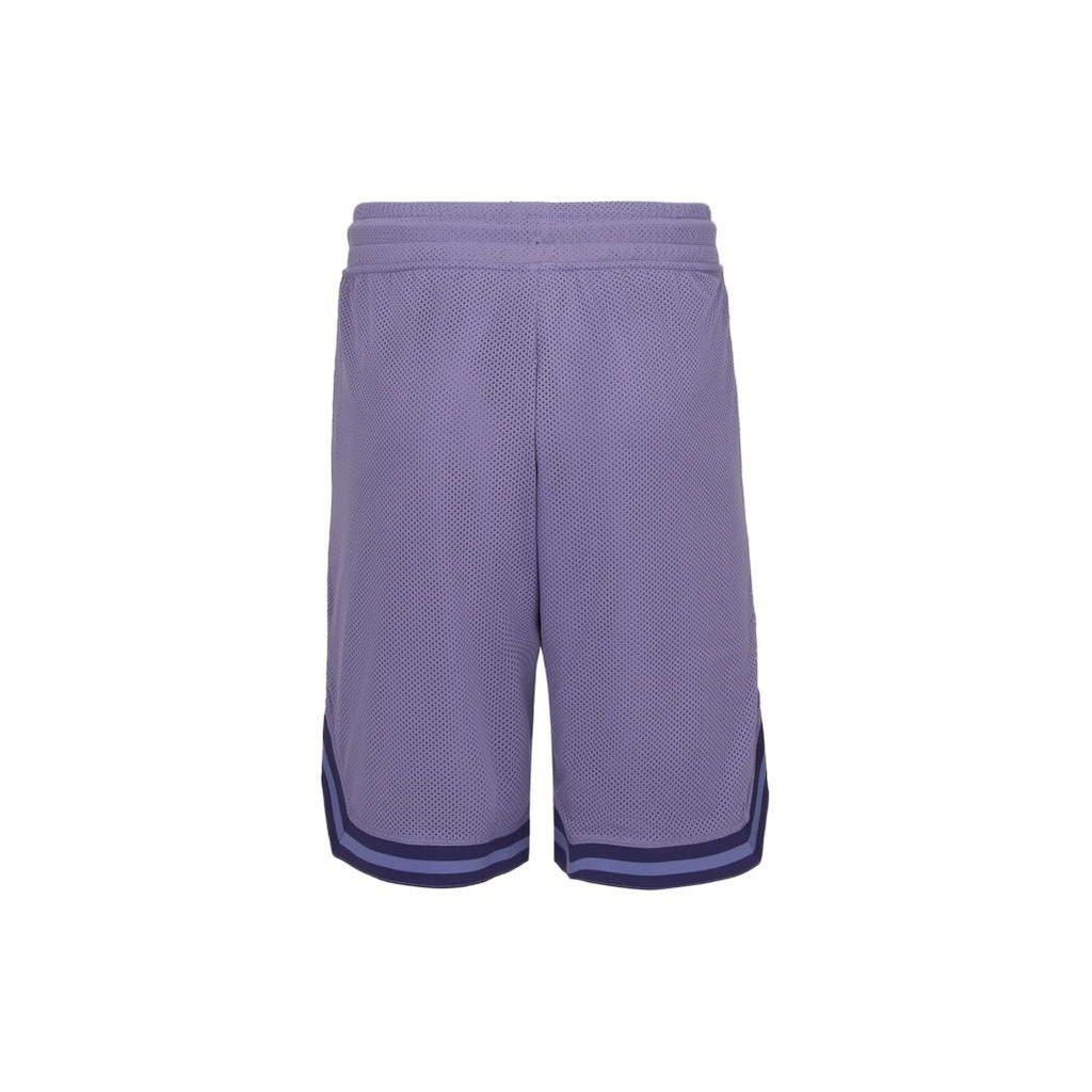 Reebok Hoop Shorts Solid Color Loose Breathable Mesh Drawstring Casual Shorts Unisex shorts Purple 23RCS629UGP0