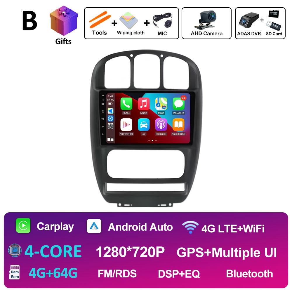 For Chrysler Grand Voyager RS 2000 2001 2002 2003 2004 2005 - 2012 Wireless Carplay Android Auto GPS Navi Bluetooth Accessories