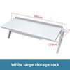 Punch-Free TV & Monitor Storage Rack for Set-Top Box and Router