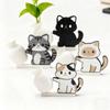Acrylic Cat Refrigerator Magnet Cute Fridge Magnet Vase Decor  Office Decor