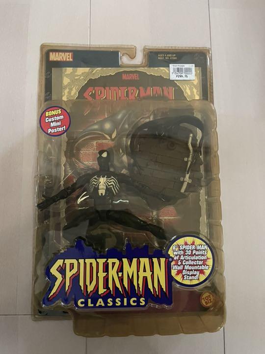 

[USED] TOY BIZ Black Spiderman Figure