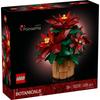 LEGO Botanical Poinsettia Toy - Birthday Gift, Building Blocks, for Men and Women, Artificial Plant, Fake Greenery, Mother, Father (10370)