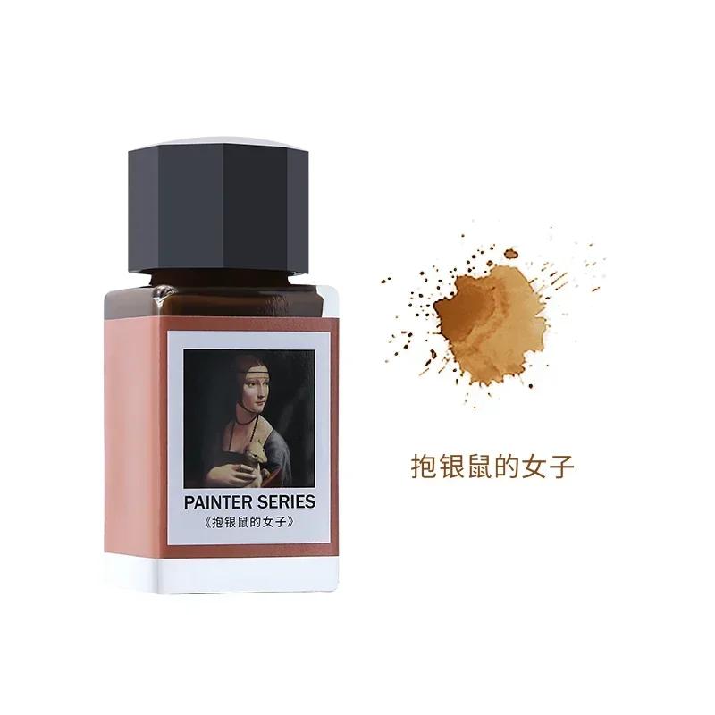 Tramol 30 Colors 18ml Fountain Pen Ink Glass Bottled Refilling Inks Cartridge School Office Ink Supplies Stationery PK JINHAO
