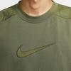 New Nike Dri FIT Standard Issue Sweatshirt Men's Medium Olive Green FN2668-222