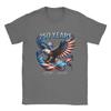 Novelty Patriotic Eagle And Flag 250 Years TShirts for Unisex Round Collar 100 Cotton T Shirt  Short Sleeve Tees Clothing