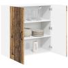 Wall Cabinet LUCCA Reclaimed Wood 80 X 31 X 80 Cm Wood Based Panel