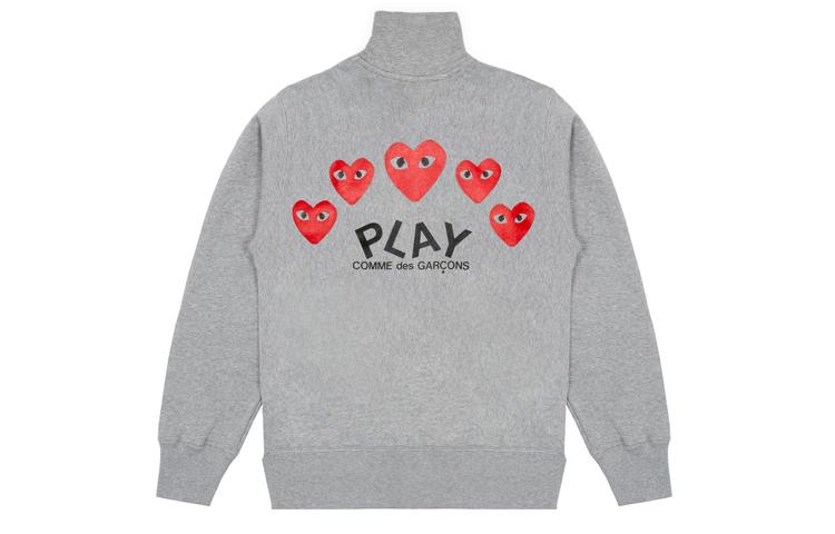 Sudadera CDG Play para Hombre Cuello Alto Cardigan Moderado AZ-T252-051-051