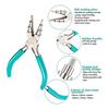 2 Pieces Jewelry Making Tool 6 In 1 Jewelry Pliers Wire Bending Pliers for Jewelry Making Beading Wire DIY Crafts