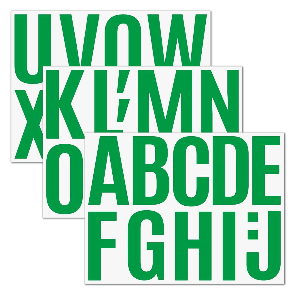 4-inch Letter Sticker Large Size Car Wall Sticker Exhibition School Kindergarten Decoration DIY Large Size Letter Sticker