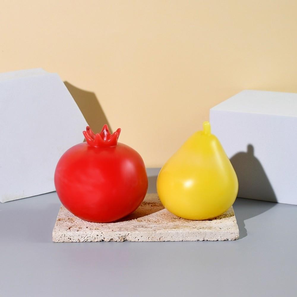 Wiederverwendbare Frucht-Silikonform Flexible Silikon-Harz-Gießform Kerzenherstellung