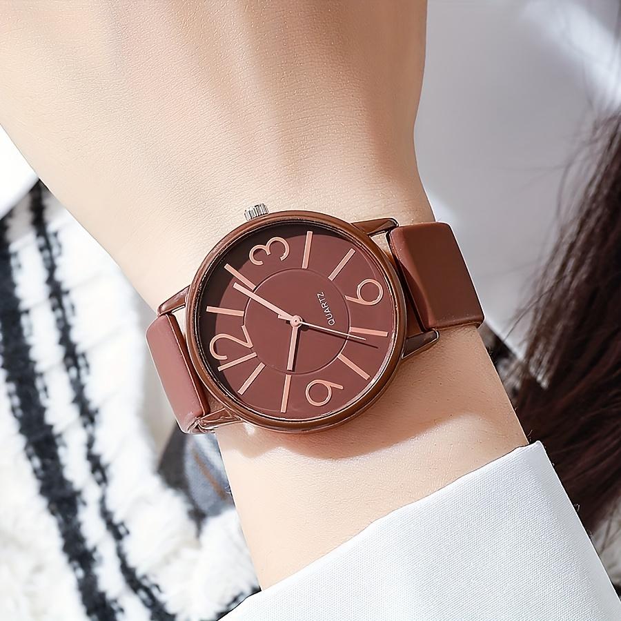 Fashion Arabic Dial Women Watches Casual Silicone Band Students Quartz Wristwatch Relogio Feminino