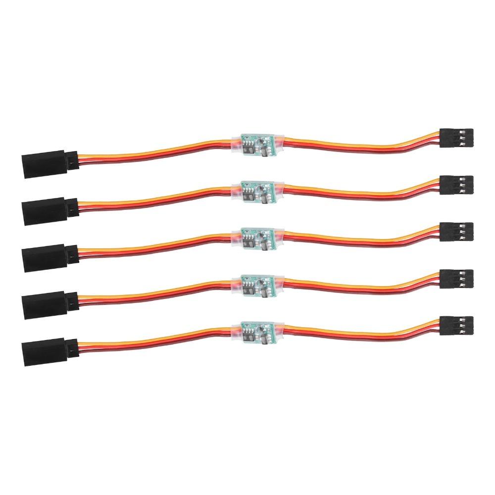5 Pcs High Pressure RC Servo Reverser Universal Rotation Inverter for RC Aircraft/Airplane
