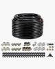 Druckluftleitungs-Kit, 200 Fuß x 3/4 Zoll, HDPE-Aluminium-Druckluft-Rohrleitungssystem, Auslaufsicher & Einfach zu installieren