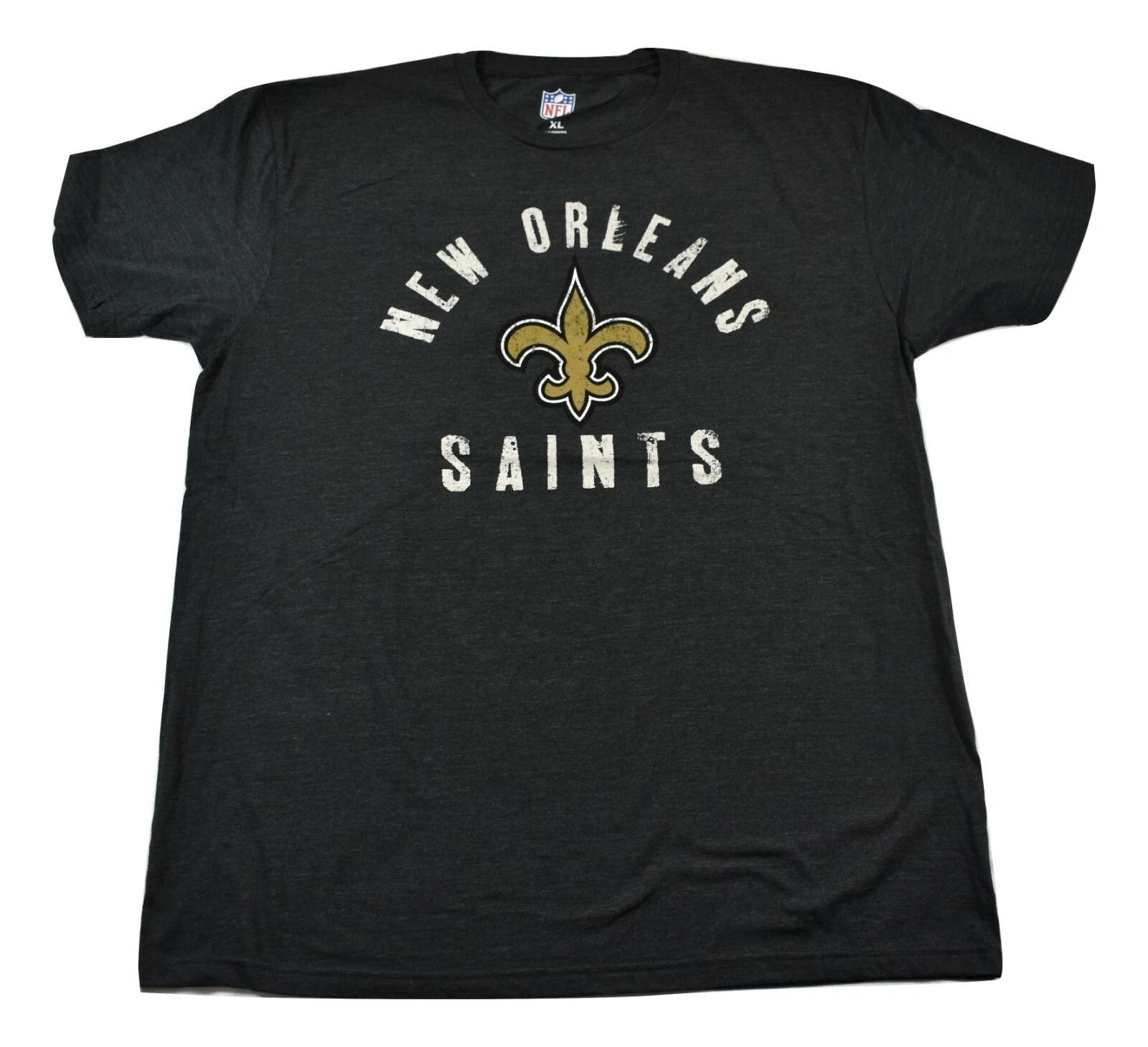 NFL Team Apparel Mens New Orleans Saints Football Shirt NWT Small S