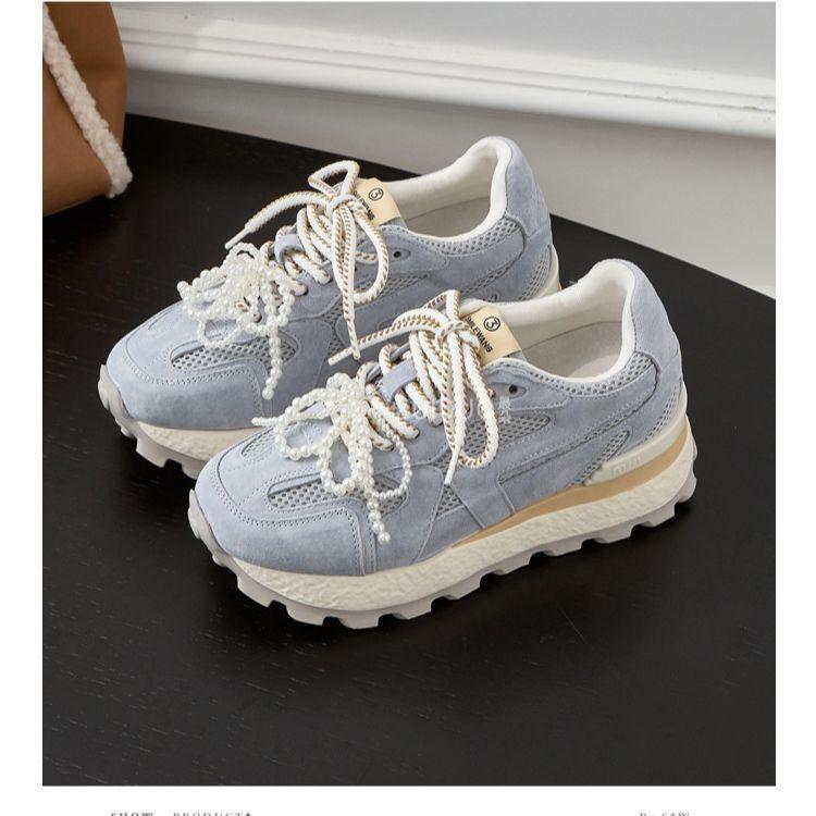 

New shoes women s shoes versatile light retro wear-resistant versatile sports women s casual shoes fashion 40 синий