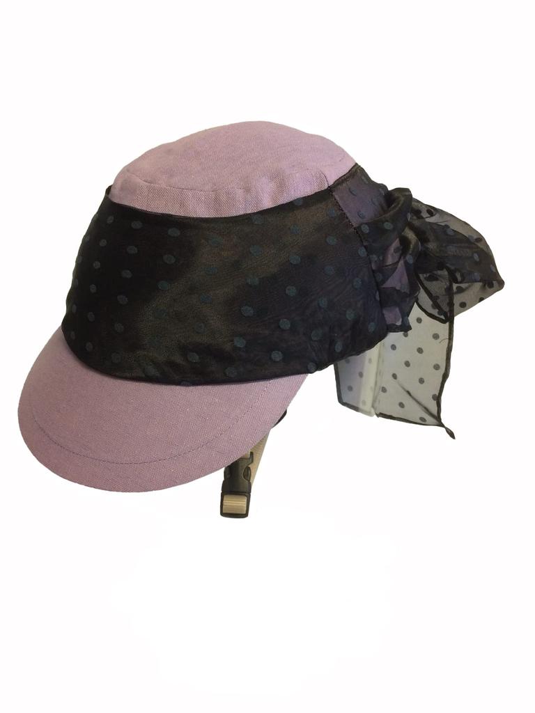 CAPOR Camellia Bicycle Helmet with Interchangeable 154933 Hat, Small, Crocus,