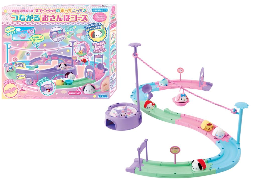 SEGA FAVE Spoon Pet Sanrio Characters Spoon Connecting Stroll Course Pet's