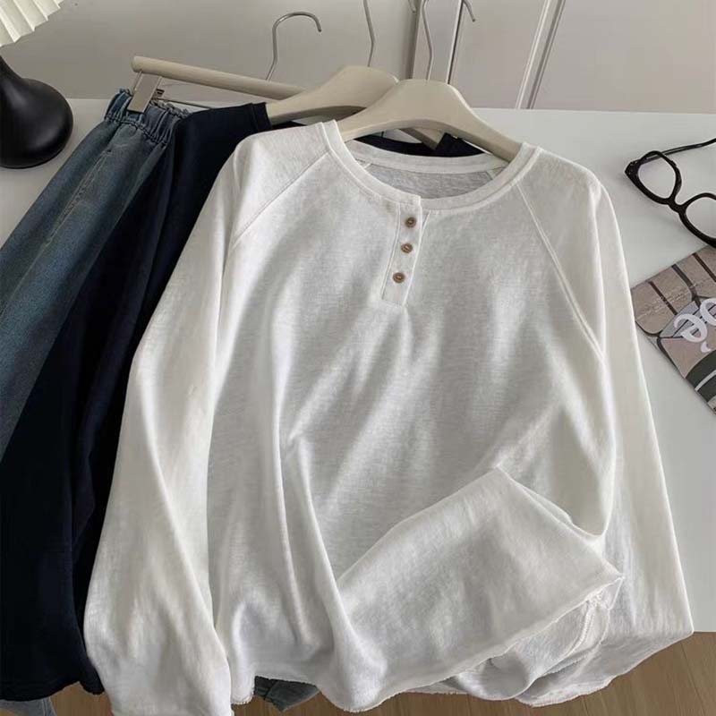 Sweatshirt for Women Autumn Winter Thickened Warm Stretchy Long Sleeve Oversize Tops