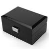 Premium Ebony Wood Lacquered Jewelry and Watch Box