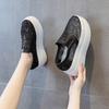 Fujin 8cm 2023 nowa siatka powietrzna koronkowa moda letnia platforma klinowe Casual wygodne sandały na koturnie wysokiej marki oddychające buty