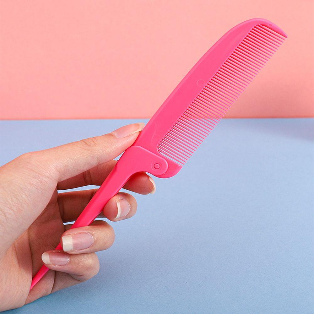Hair Styling Tools Barber Head Massager Hair Dye Brush Folding Hair Comb Pointed tail Hair Brush