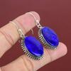 Lapis Lazuli Earrings Natural Gemstone Earring Vintage Jewelry 925 Sterling Silver Earring Handmade Earring Designer Jewelry Gifts For Women