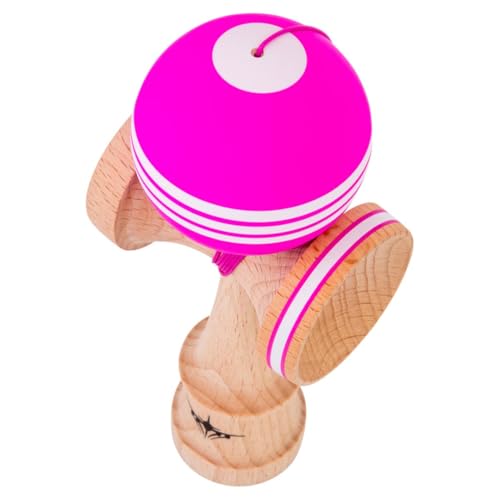 Kendama KENDAMA USA Kaizen Kendama Jet Shape Triple Split (Pink/White)